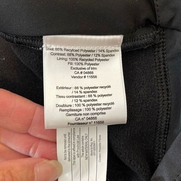 MEC Mountain Equipment Co-Op Womens Highline Windstopper‎ Vest Black Size Large - Picture 5 of 7